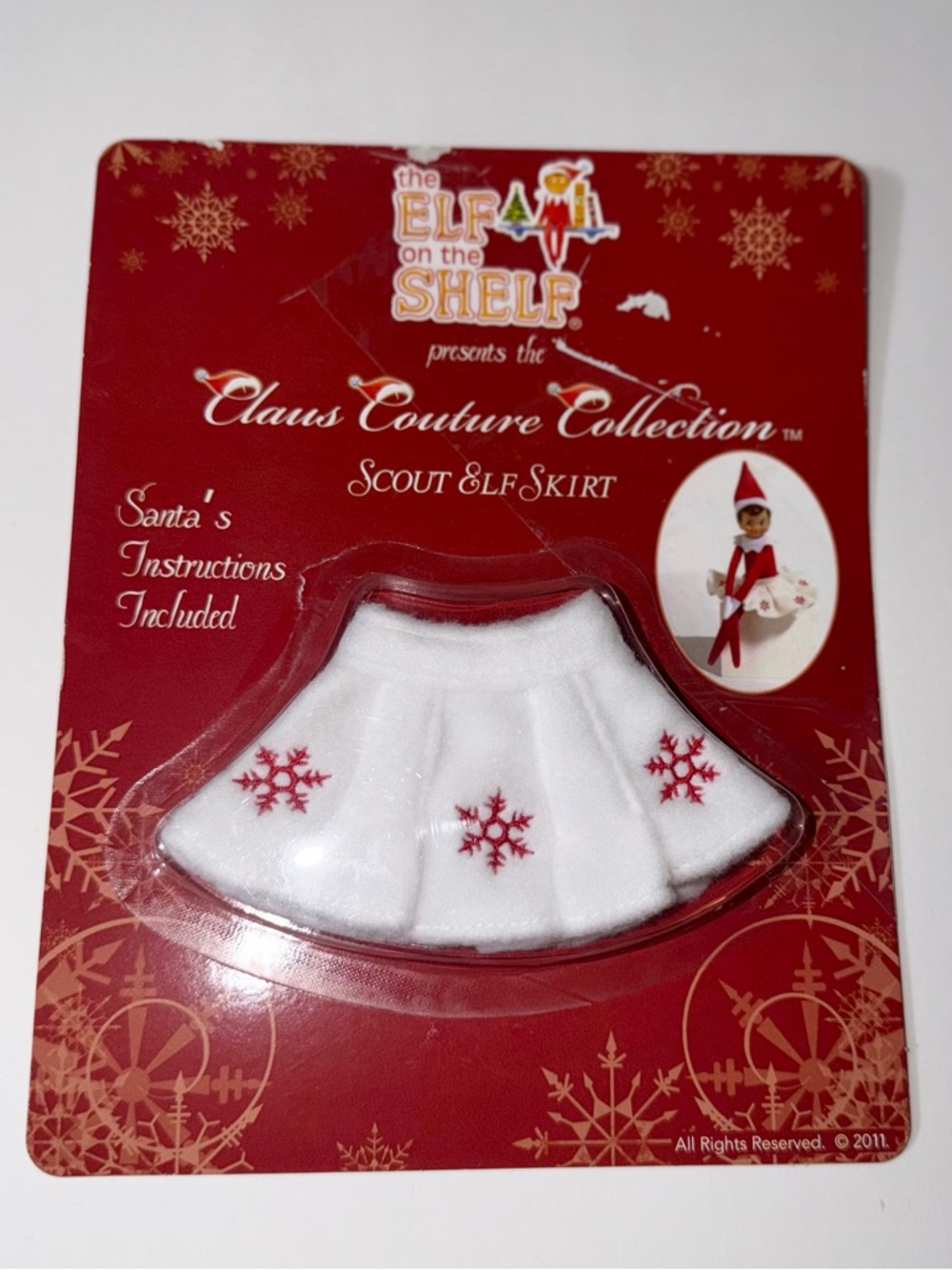 Elf on the Shelf Claus Couture Collection Clothes Scout Elf Skirt 2011